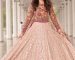 pink bridal dress